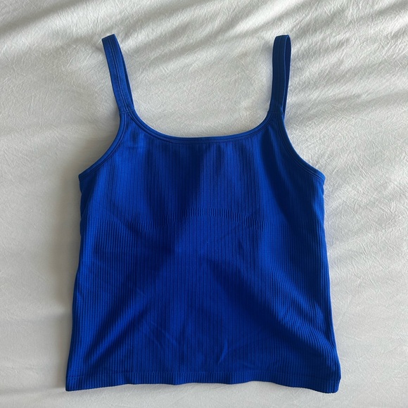 lululemon athletica Ebb to Street Cerulean Blue Tank Top - Picture 1 of 4